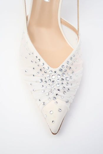 Slingback Avorio Donna - 3