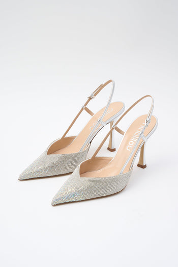 Slingback Argento Donna - 2