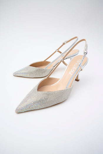 Slingback Argento Donna - 6