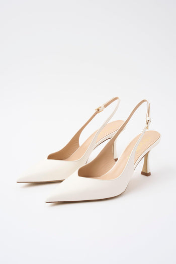 Slingback Avorio Donna - 2