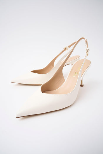 Slingback Avorio Donna - 5