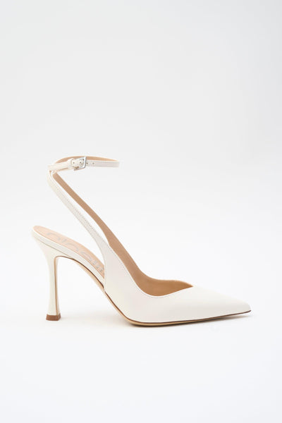 Slingback Avorio Donna