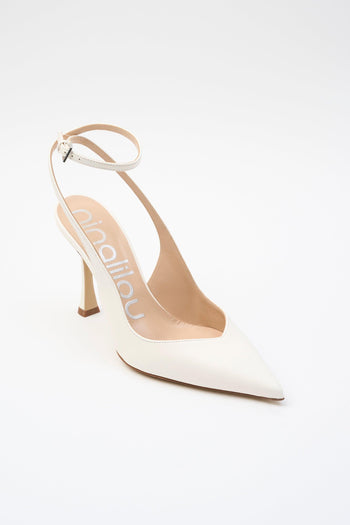 Slingback Avorio Donna - 2