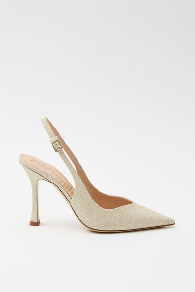 Slingback Avorio Donna