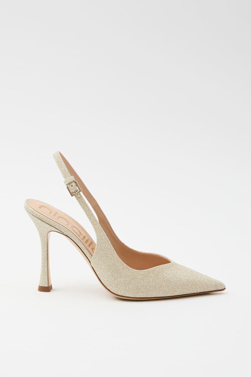 Slingback Avorio Donna