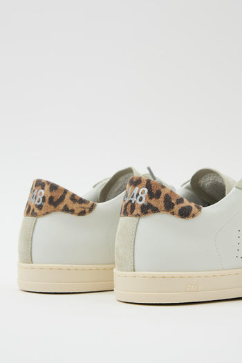 Sneaker White/leopard Donna - 4