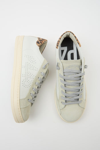 Sneaker White/leopard Donna - 6