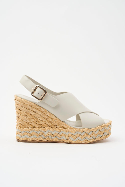 Zeppa Off White Donna