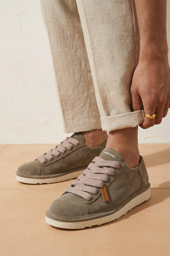 Sneaker Vintage Khaki Uomo - 8