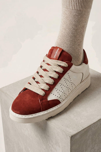 Sneaker Ivory/rust Uomo - 8