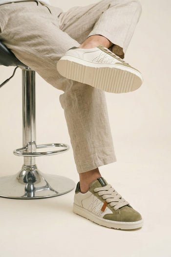 Sneaker Ivory/olive Uomo - 8