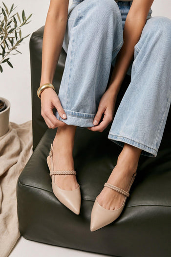 Slingback Sand Donna - 8