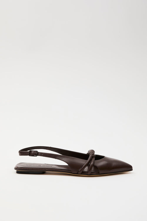 Slingback Espresso Donna