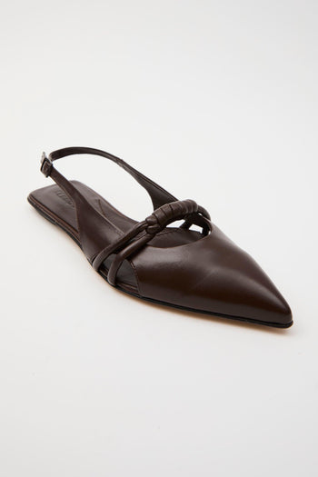 Slingback Espresso Donna - 5
