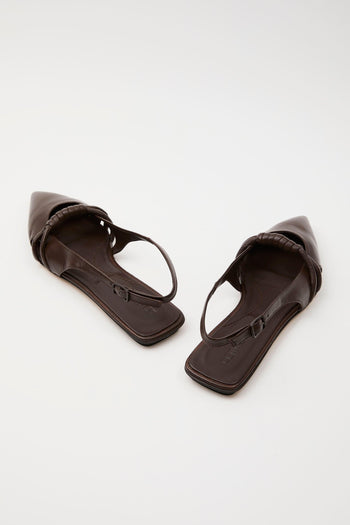 Slingback Espresso Donna - 6