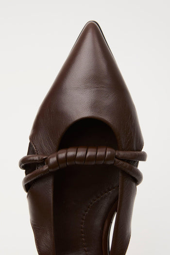 Slingback Espresso Donna - 7