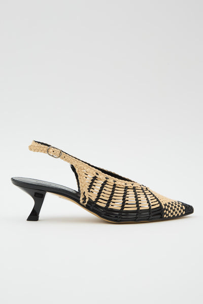 Slingback Arena/negro Donna