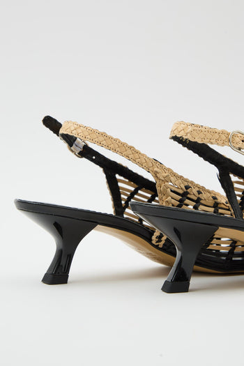 Slingback Arena/negro Donna - 6