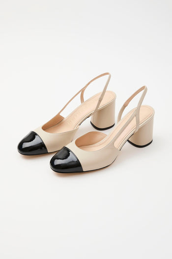 Slingback Nero/roccia Donna - 2