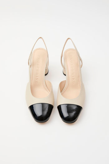 Slingback Nero/roccia Donna - 3