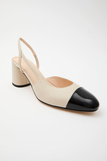 Slingback Nero/roccia Donna - 5