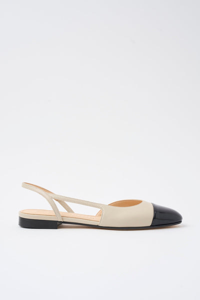 Slingback Nero/roccia Donna