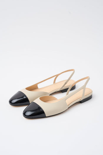 Slingback Nero/roccia Donna - 2