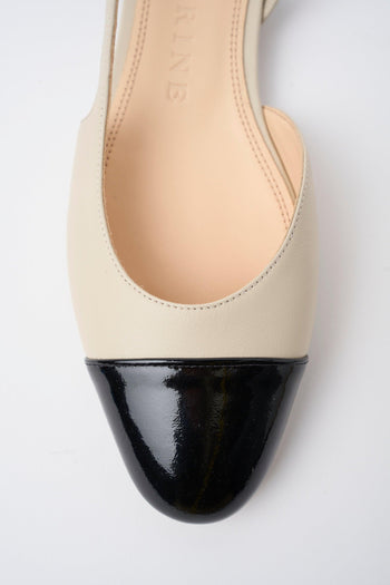 Slingback Nero/roccia Donna - 3