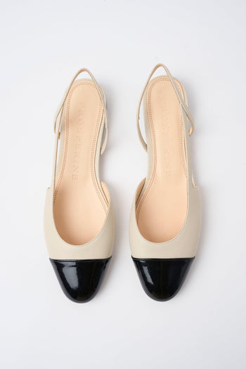 Slingback Nero/roccia Donna - 5