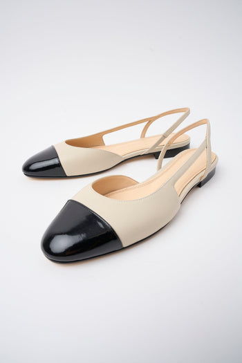 Slingback Nero/roccia Donna - 6