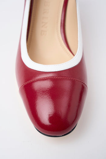 Mary Jane Ciliegia/bianco Donna - 3