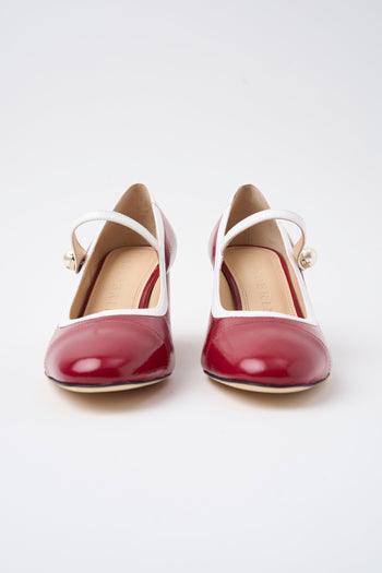 Mary Jane Ciliegia/bianco Donna - 5