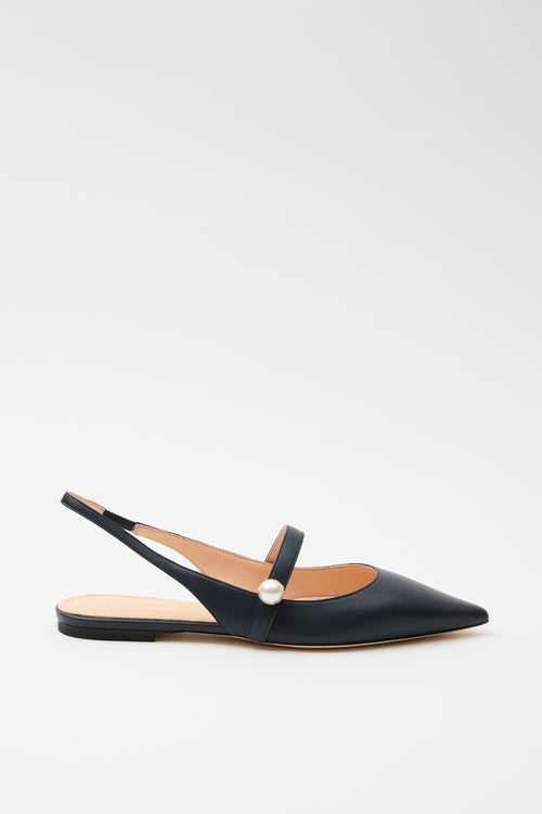 Slingback Blu Navy Donna