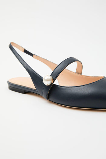Slingback Blu Navy Donna - 4