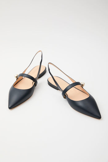 Slingback Blu Navy Donna - 7