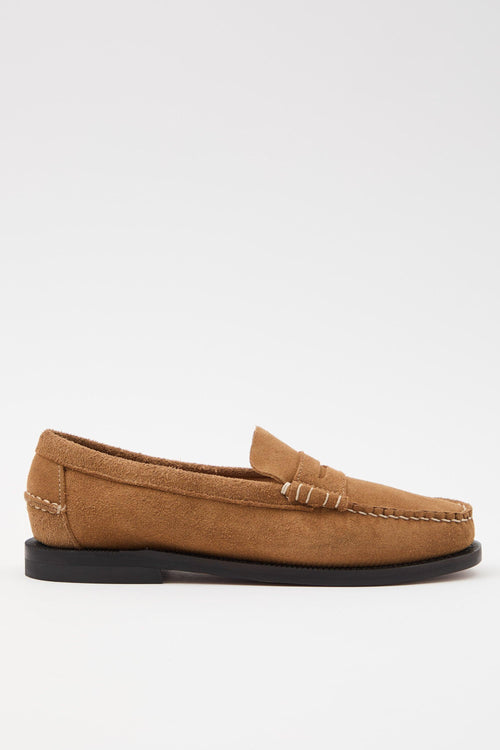 Mocassino Beige Camel Donna
