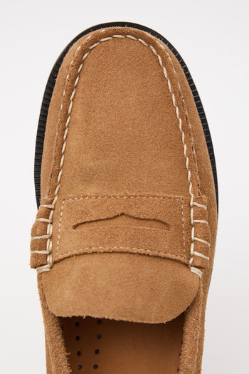 Mocassino Beige Camel Donna - 4