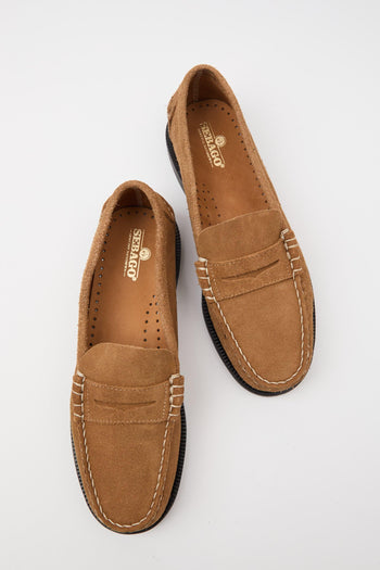 Mocassino Beige Camel Donna - 6