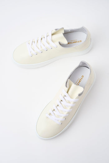 Sneaker Grain Bianco Donna - 3