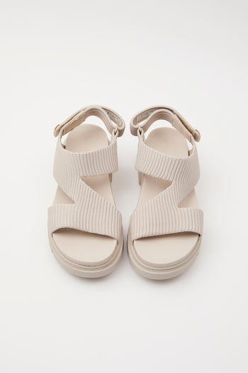 Sandalo White Knit Donna - 3