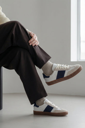 Sneaker White/blu Uomo - 9