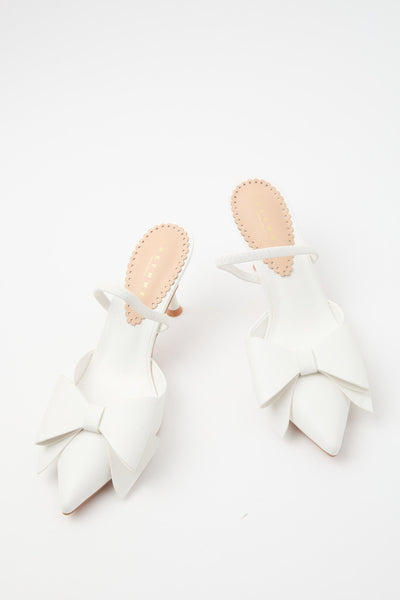 Slingback White Donna