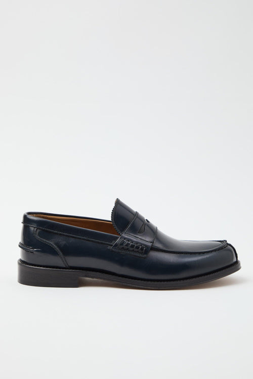 Mocassino Blu Uomo