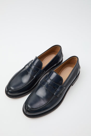 Mocassino Blu Uomo - 2