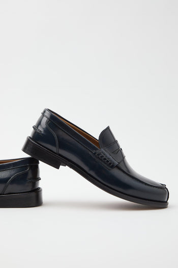 Mocassino Blu Uomo - 4