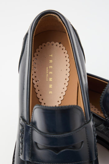 Mocassino Blu Uomo - 5