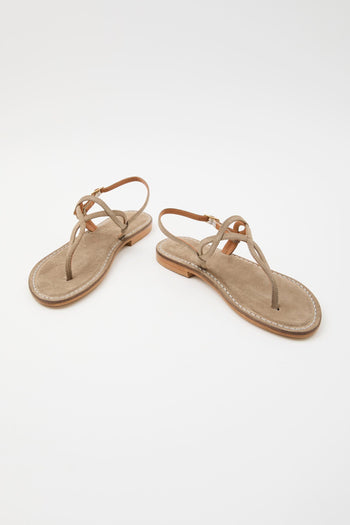 Sandalo Taupe Donna - 6
