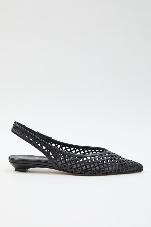 Slingback Nero Donna