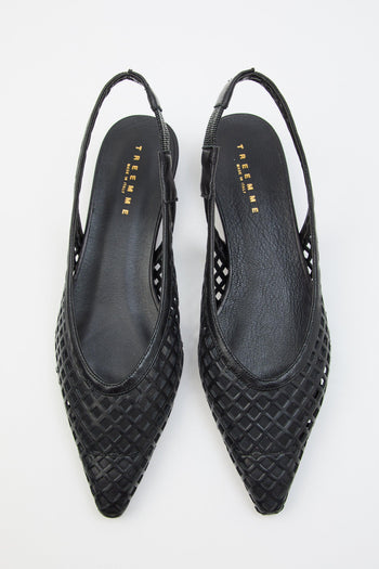 Slingback Nero Donna - 4