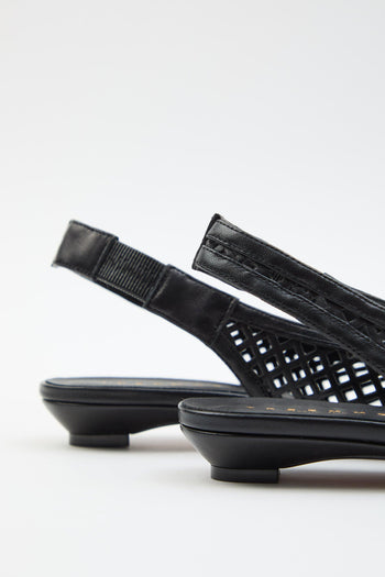 Slingback Nero Donna - 7